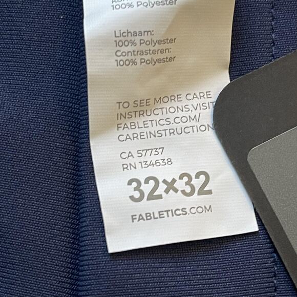 Fabletics The Don Trouser Pants Mens 32x32 Blue Classic Fit Quick Dry Stretch - Picture 8 of 12